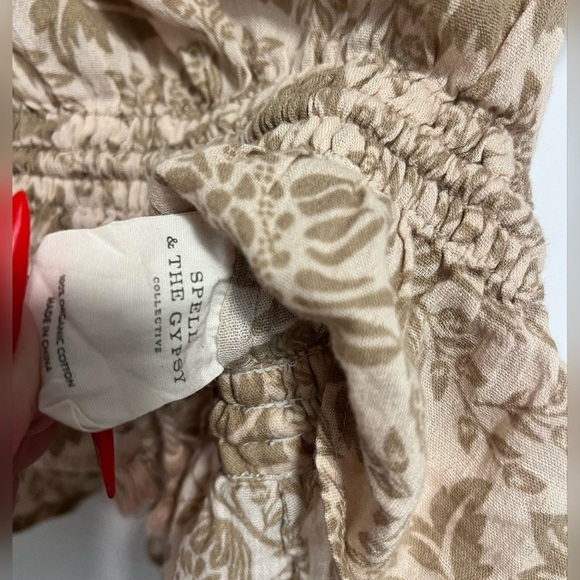 Spell & The Gypsy Lioness Cap Sleeve Blouse - Smoke Size XL LIKE NEW - Picture 4 of 8